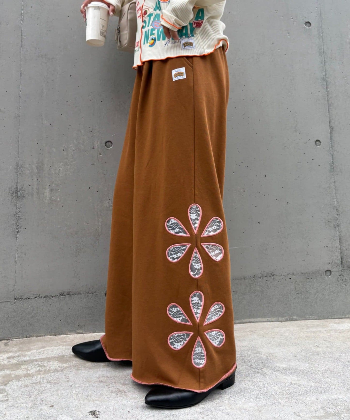 HELLO.SANFRANCISCO 花花 Wide Pants