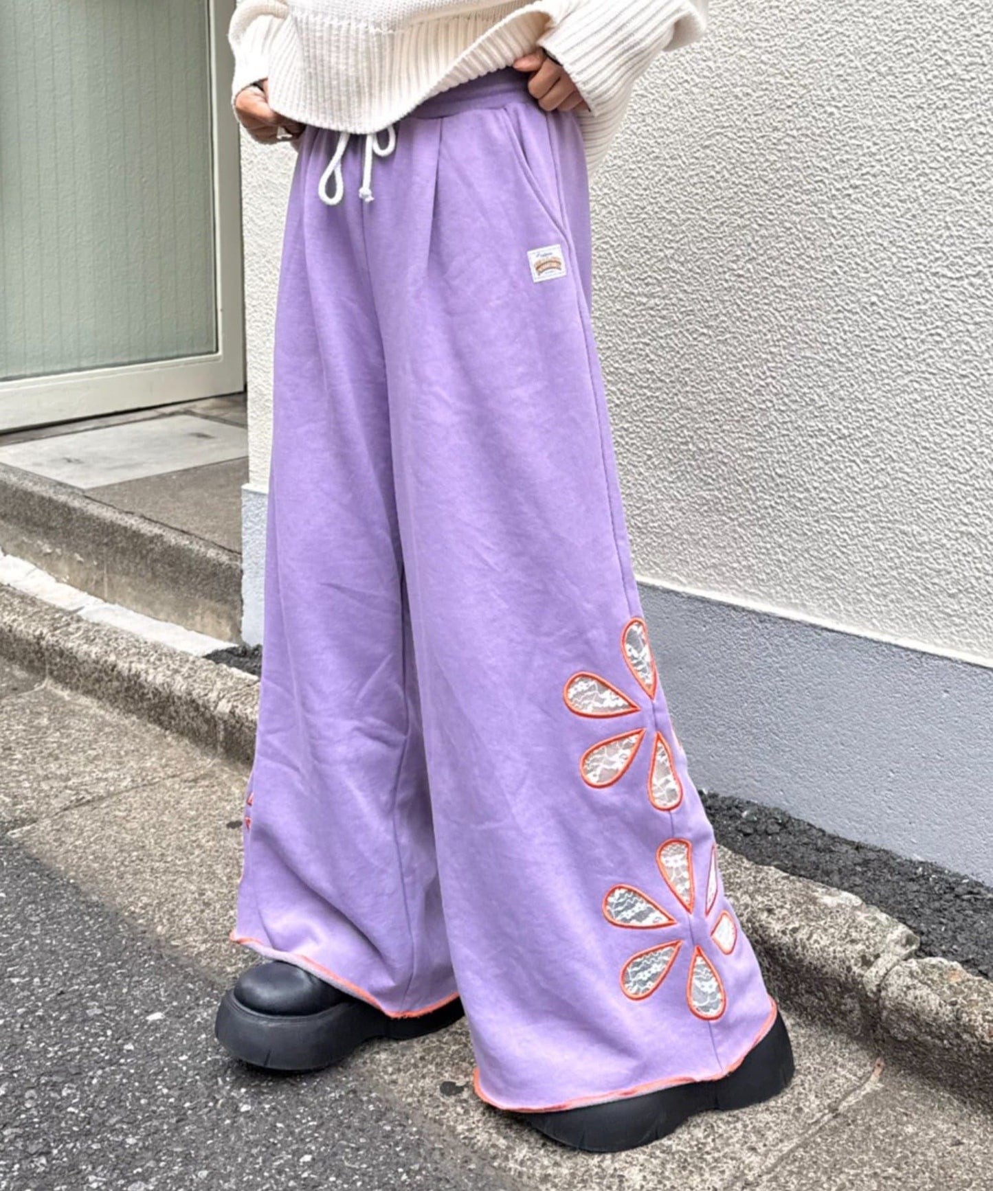 HELLO.SANFRANCISCO 花花 Wide Pants