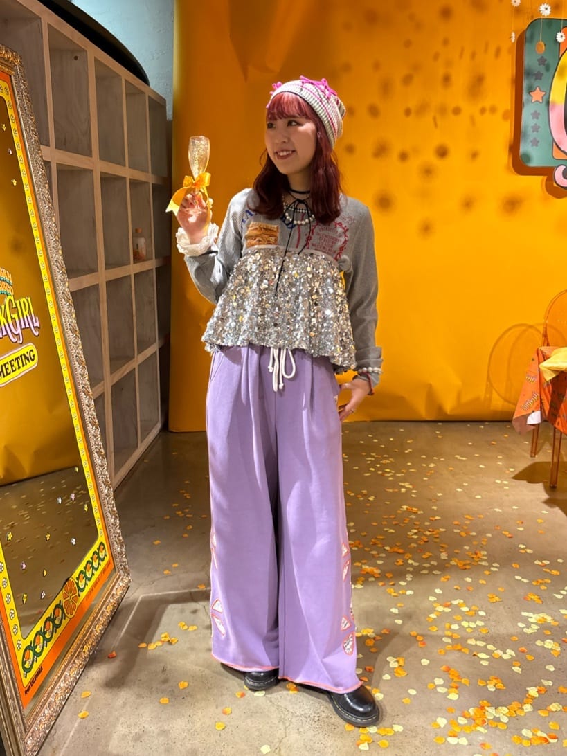 HELLO.SANFRANCISCO 花花 Wide Pants