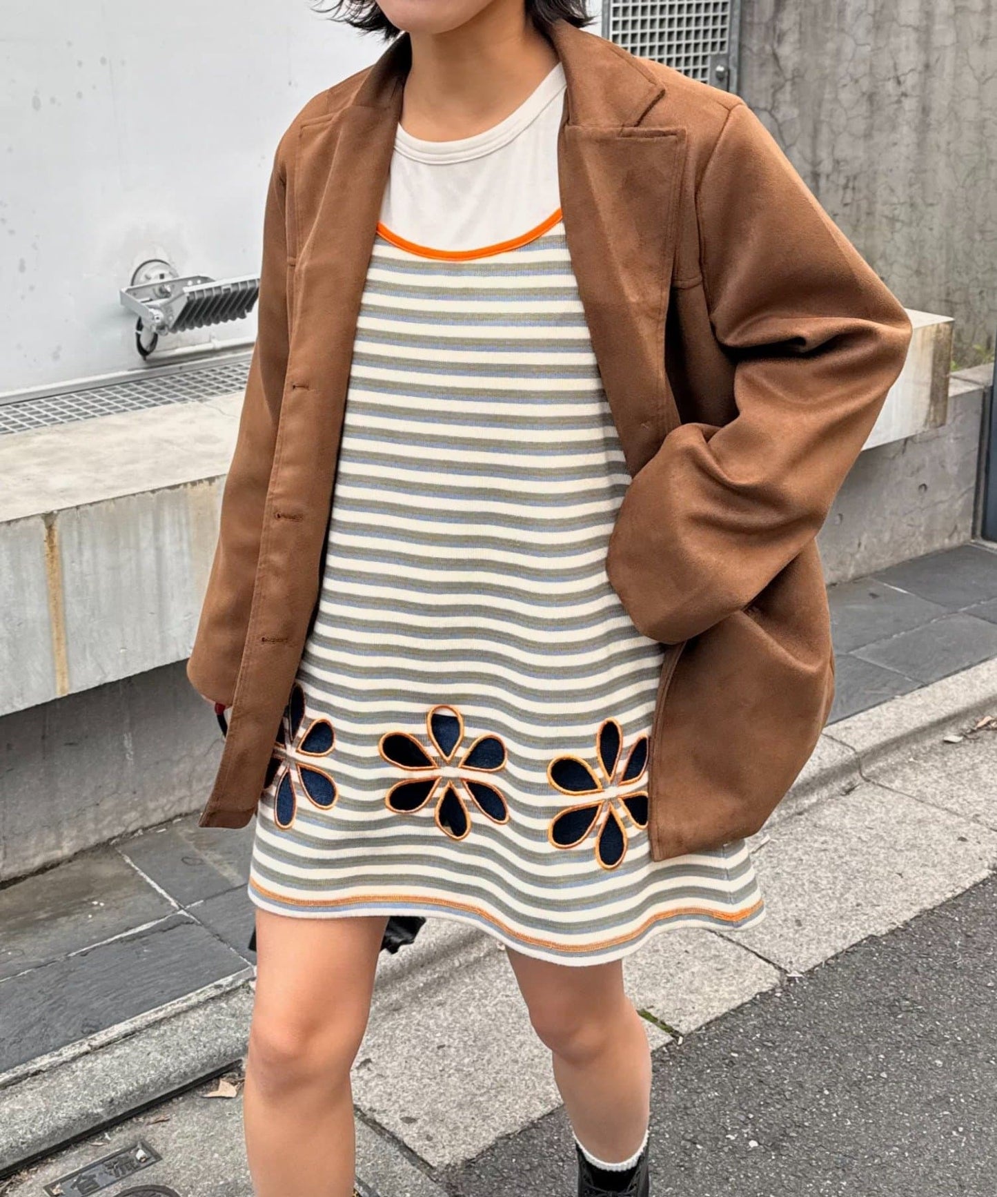 HELLO.SANFRANCISCO 鏤空花朵吊帶背心