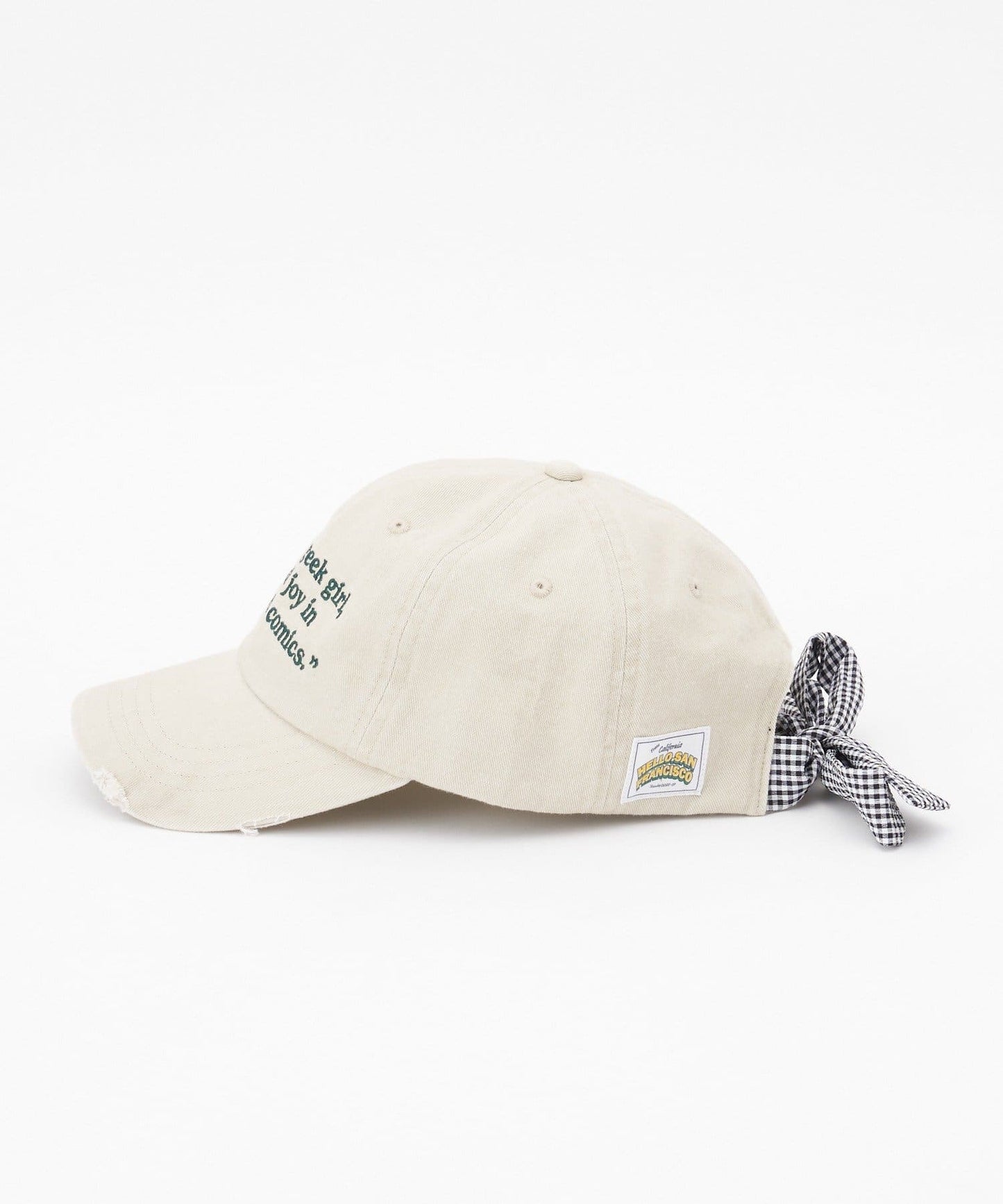 HELLO.SANFRANCISCO Ribbon cap