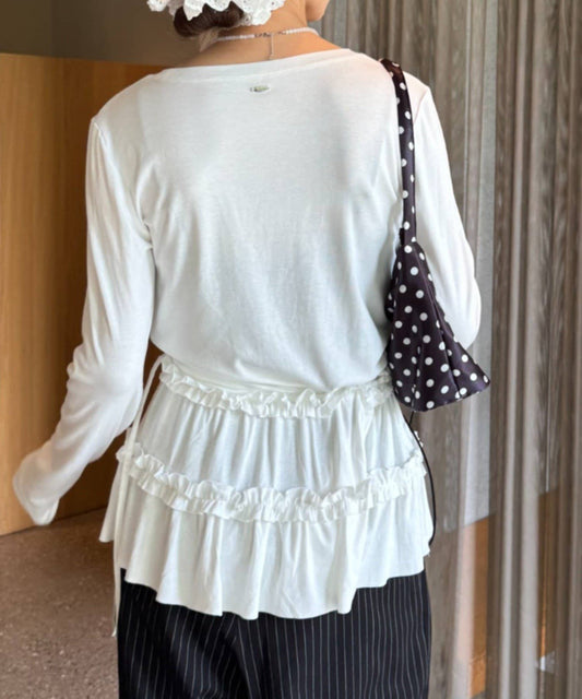 CIAOPANIC TYPY 荷葉邊 Layer 長 Tee