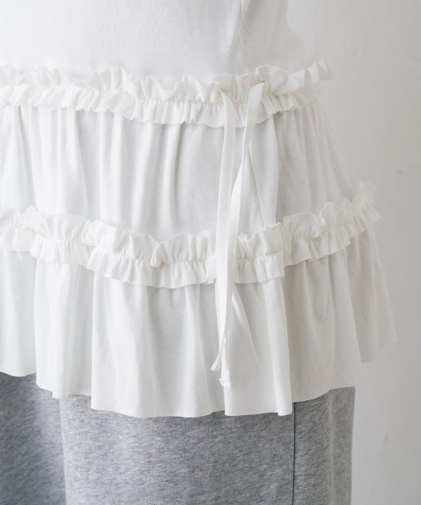 CIAOPANIC TYPY 荷葉邊 Layer 長 Tee