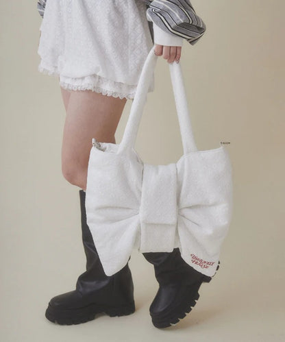 Cotton Lace Ribbon Bag