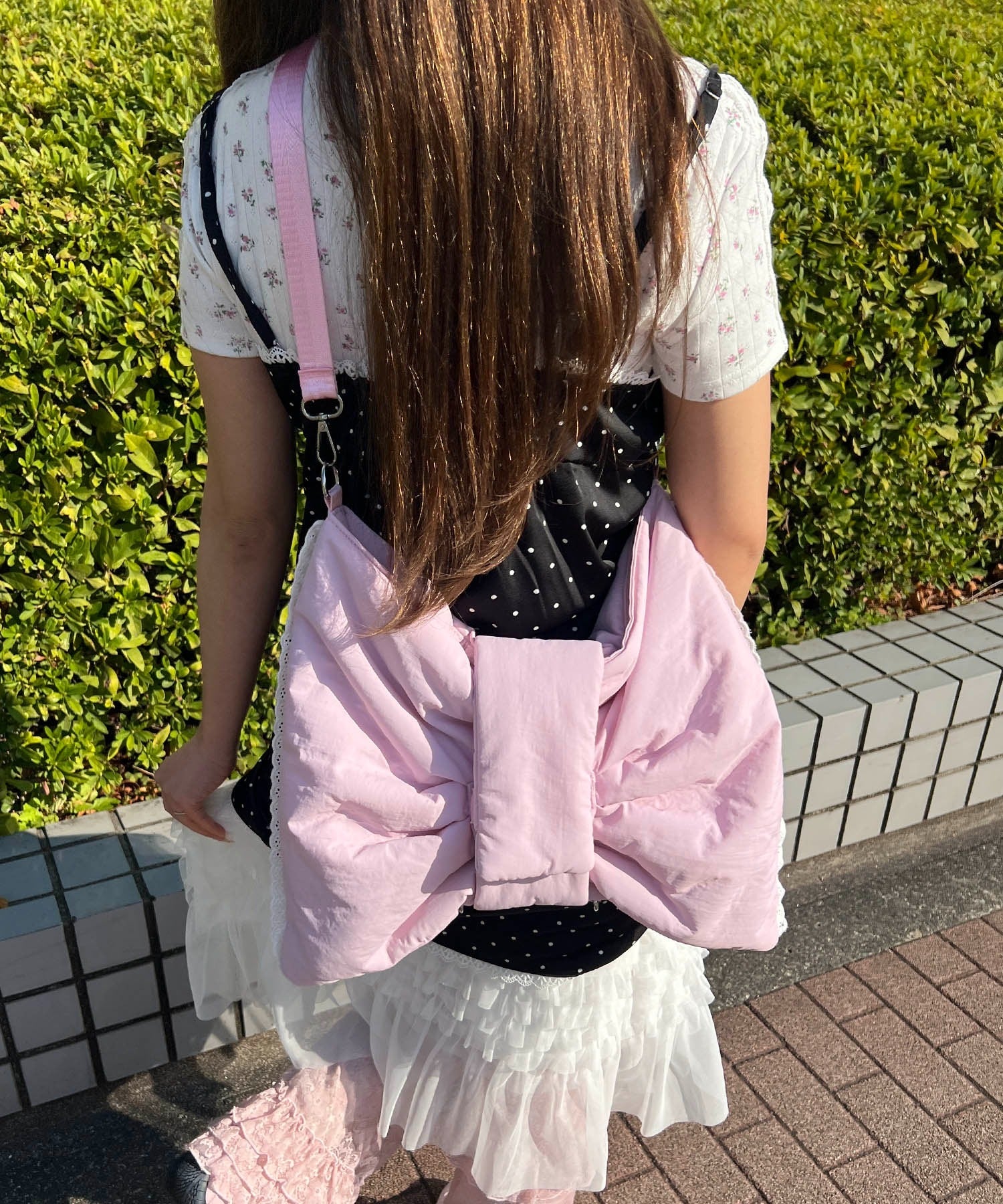 3WAYリボンパファーバッグ