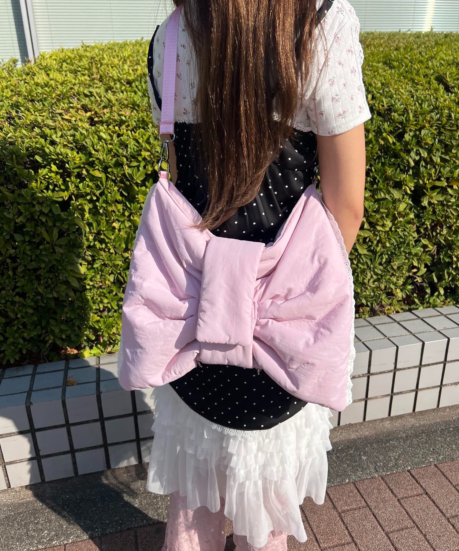 3WAYリボンパファーバッグ