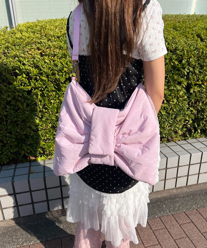 3WAYリボンパファーバッグ