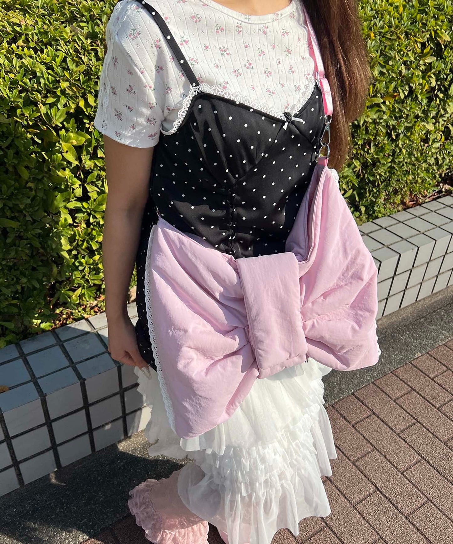 3WAYリボンパファーバッグ