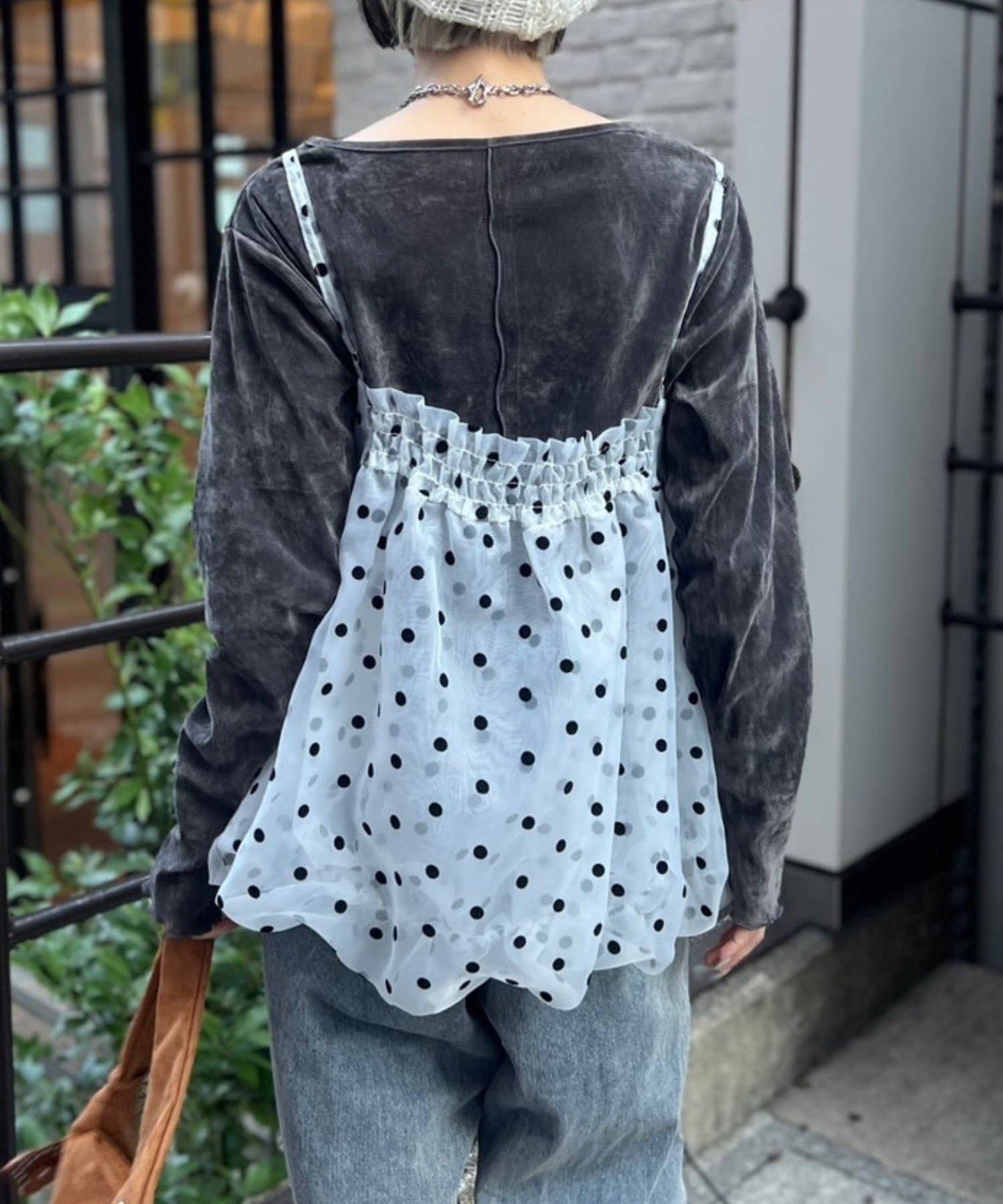 [大人氣] w closet sheer 氣球吊帶背心