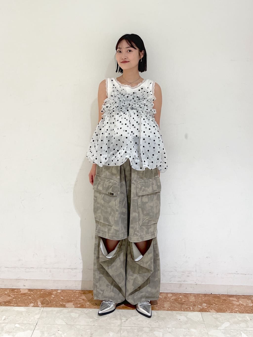 [大人氣] w closet sheer 氣球吊帶背心