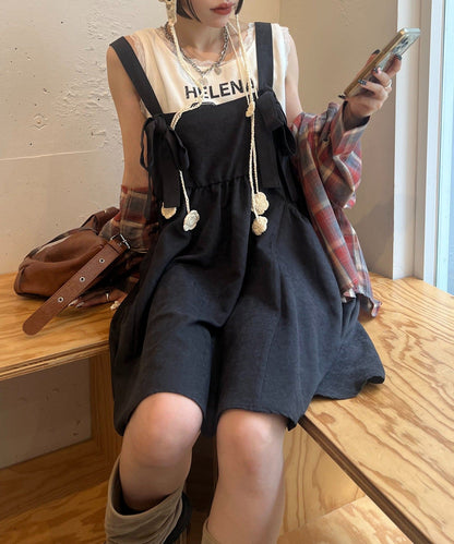 w closet Ribbon 2-way Peach Dress