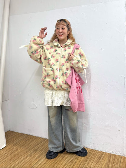 w closet 3D lace mini cami dress