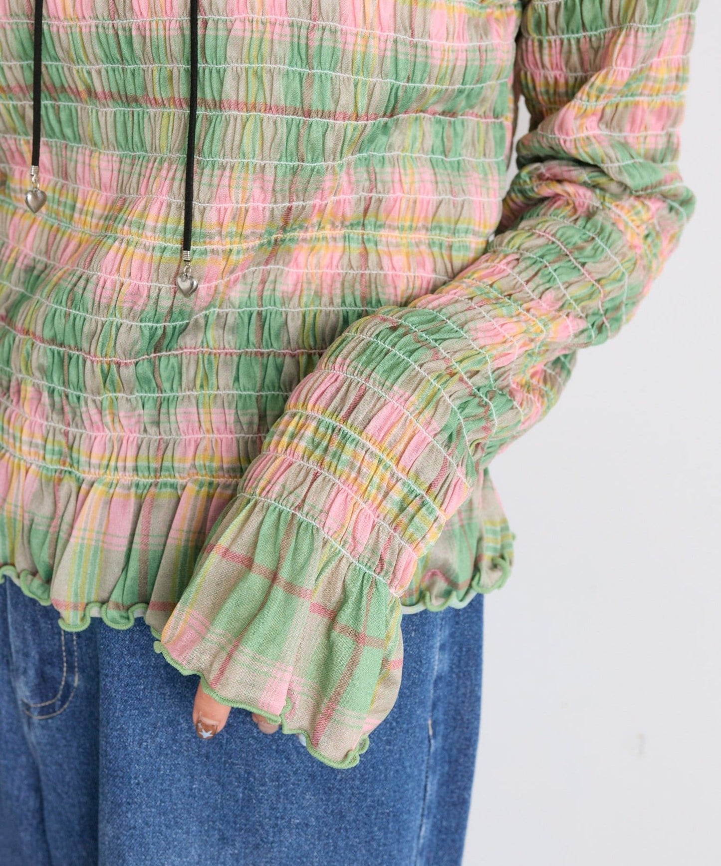 w closet Pattern shirring pullover