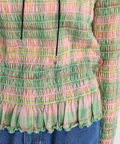 w closet Pattern shirring pullover