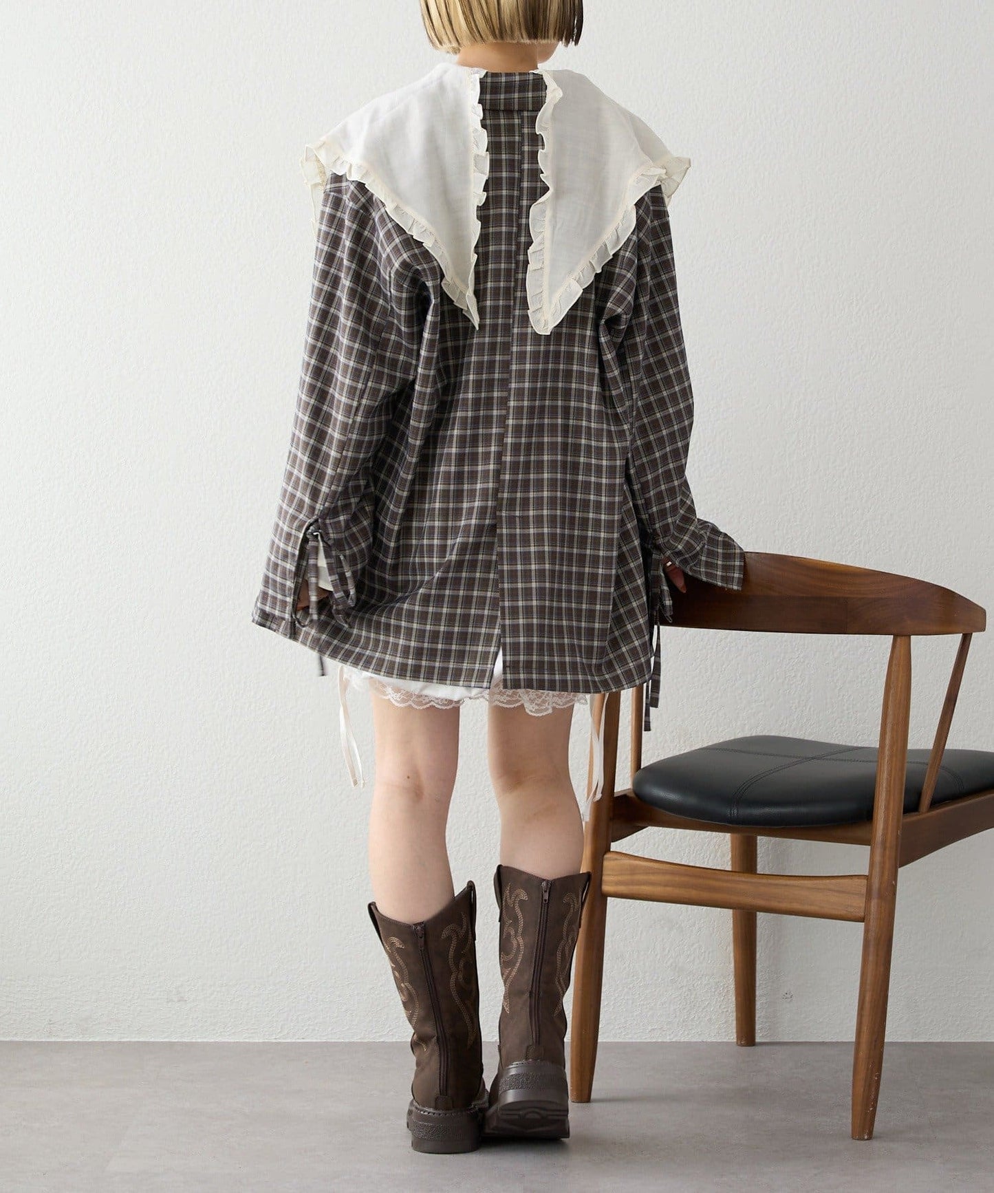 w closet Ribbon BIG tailored jacket