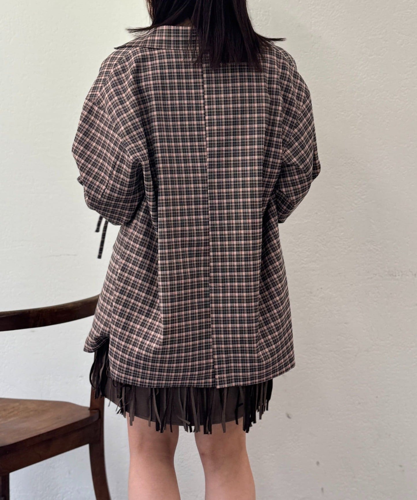 w closet Ribbon BIG tailored jacket