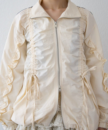 [短/長ver] w closet Ribbon Line ZIP Jacket