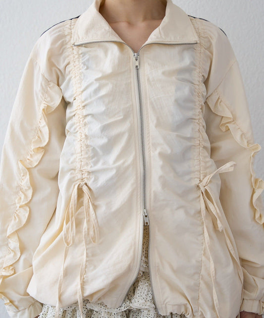 [短/長ver] w closet Ribbon Line ZIP Jacket