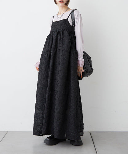 w closet 花花Lace長吊帶連身裙