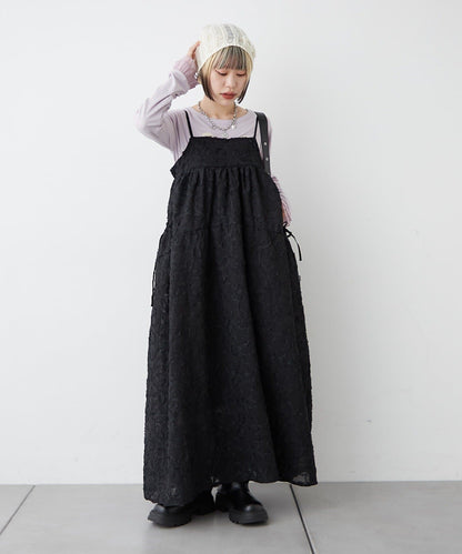 w closet 花花Lace長吊帶連身裙