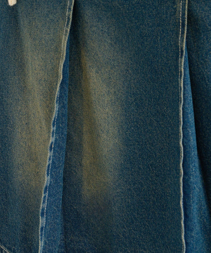 w closet 雙腰帶中長裙