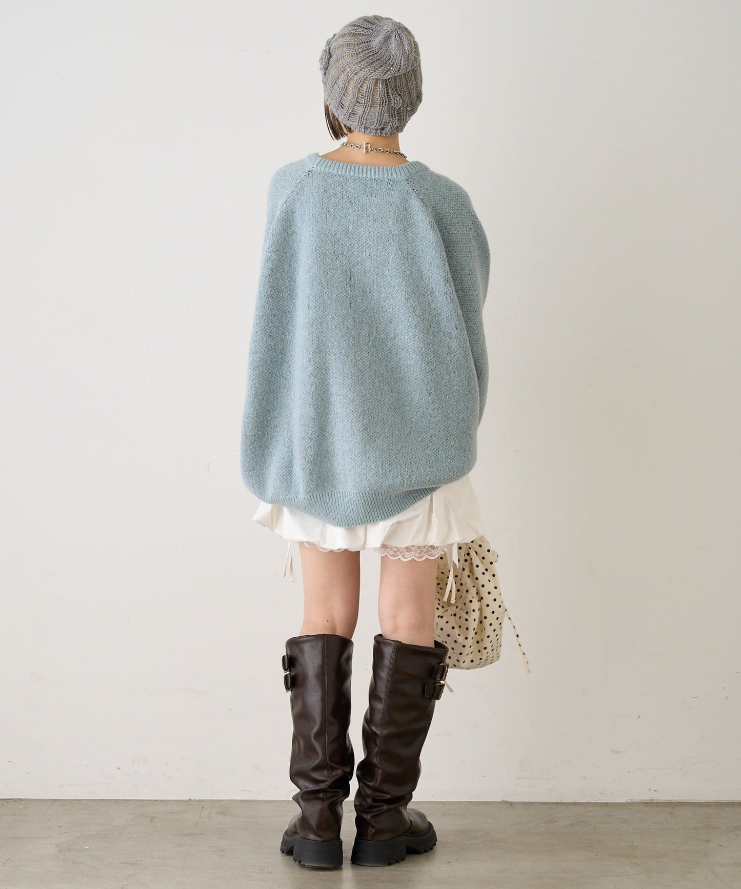 w closet Big Pattern Knit