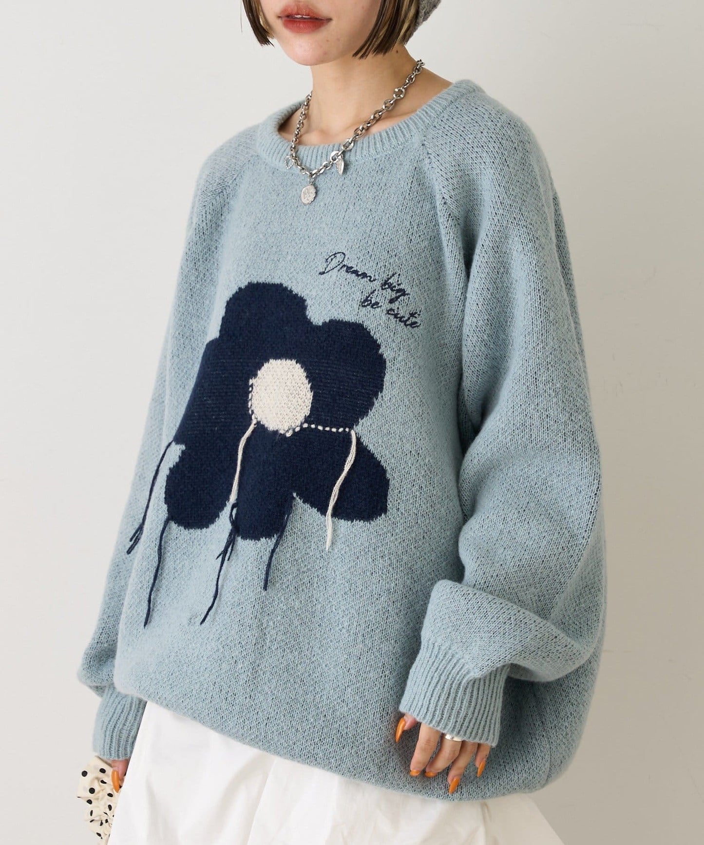 w closet Big Pattern Knit