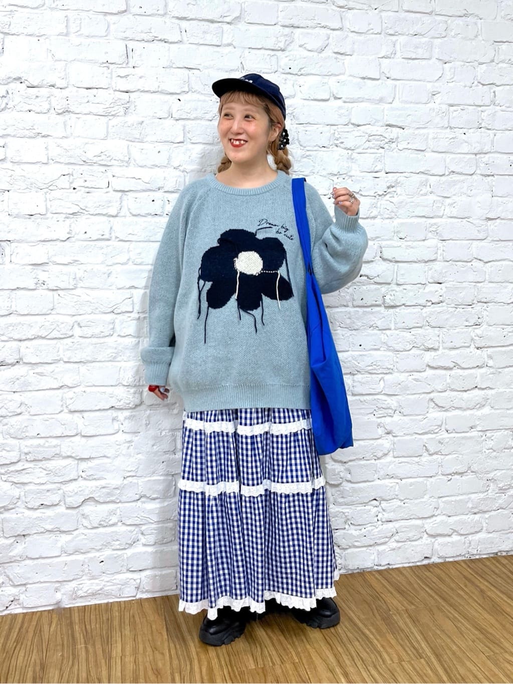 w closet Big Pattern Knit