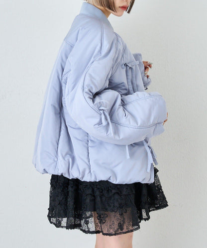 w closet Filled ribbon blouson