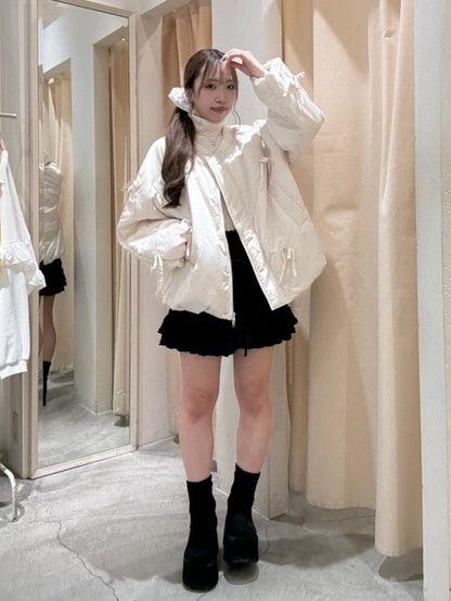 w closet Filled ribbon blouson