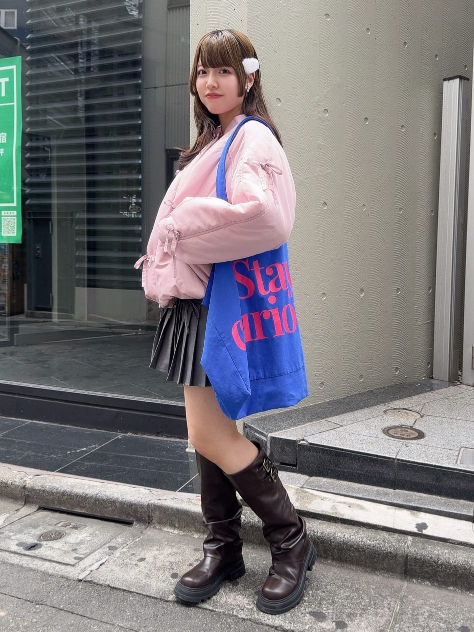 w closet Filled ribbon blouson