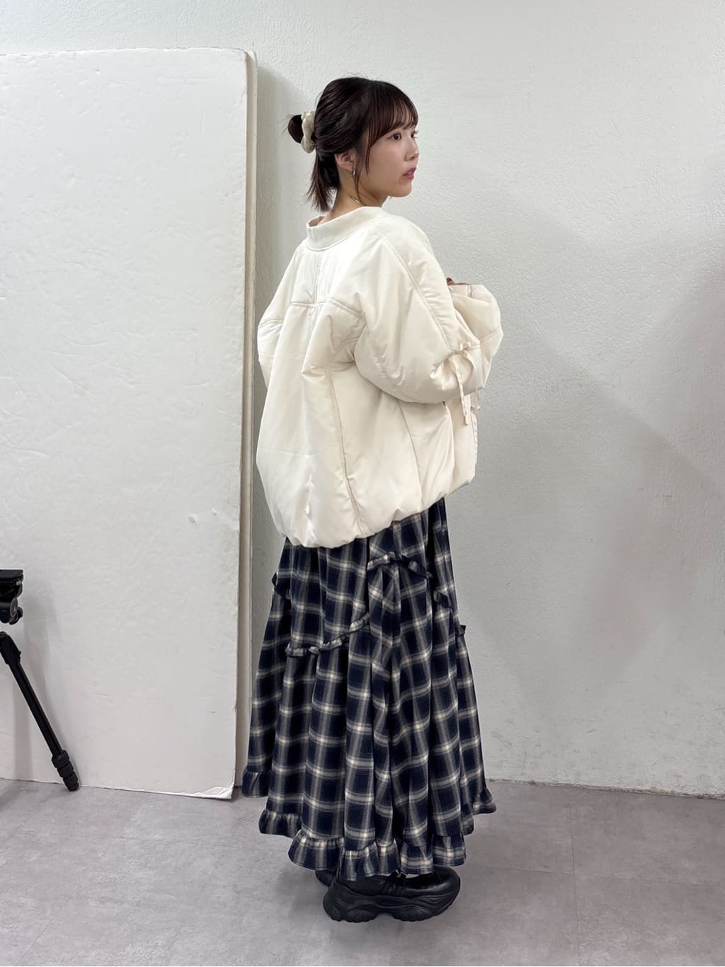 w closet Filled ribbon blouson