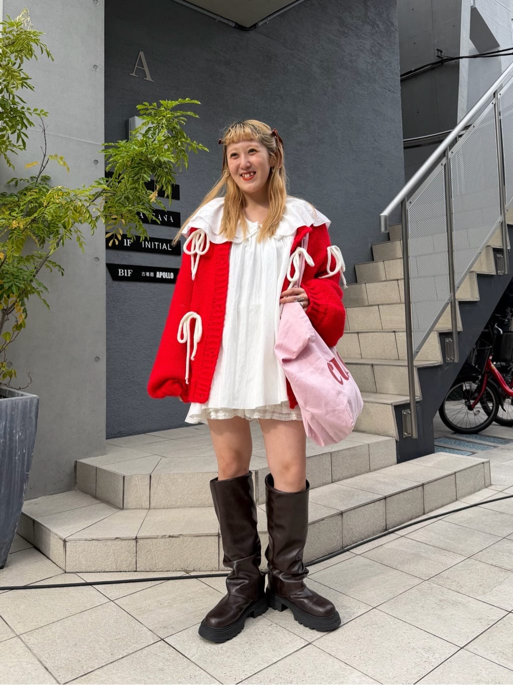 w closet 雙層荷葉邊束腰上衣 ♡