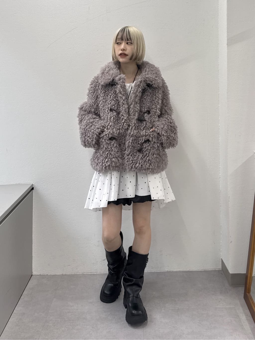 w closet 雙層荷葉邊束腰上衣 ♡