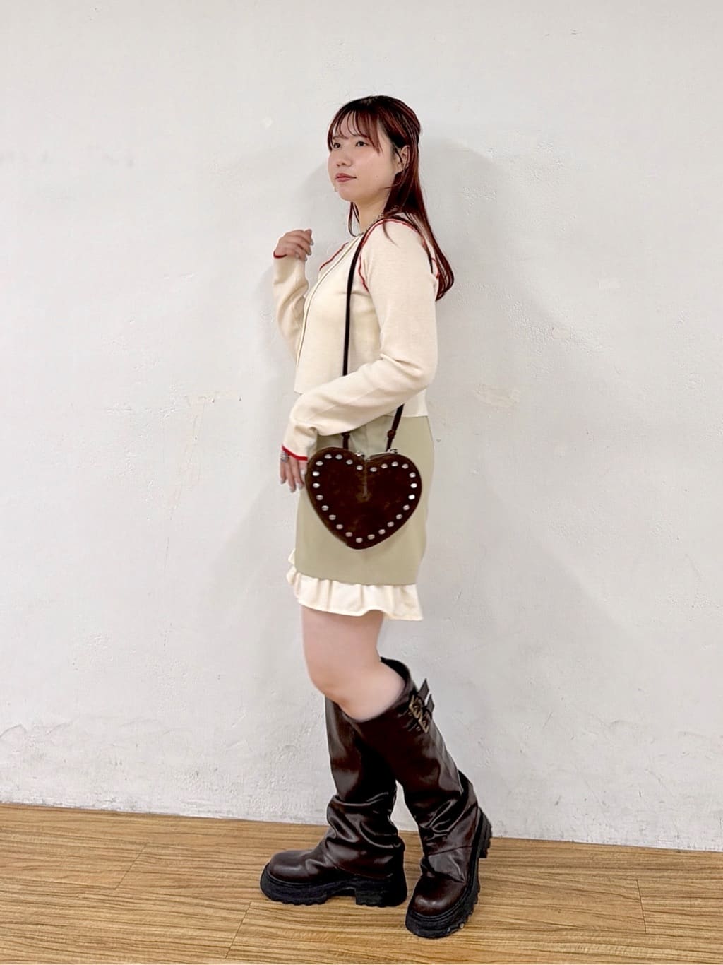 w closet 配色滾邊cardigan