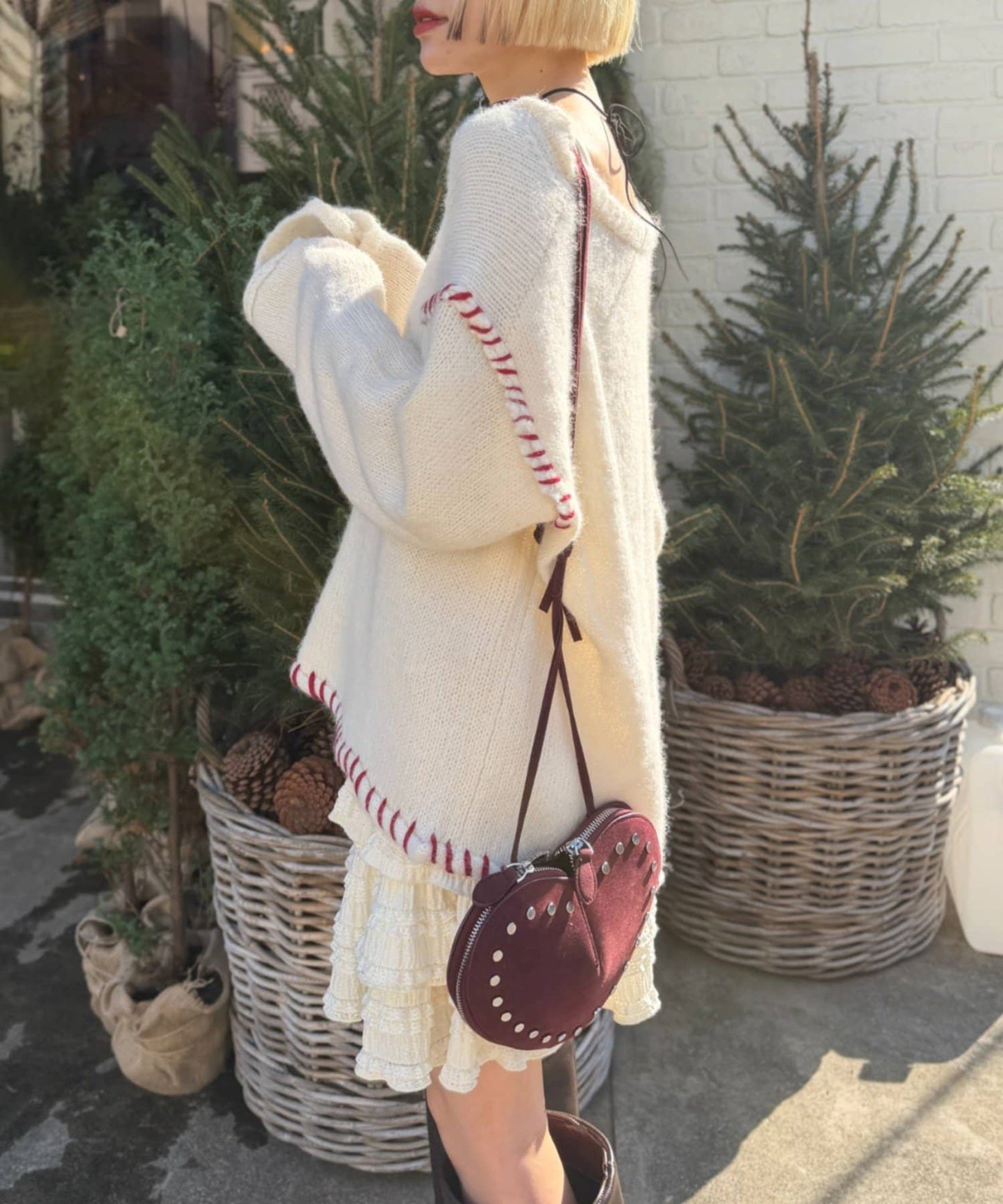 w closet 縫線 Design Knit