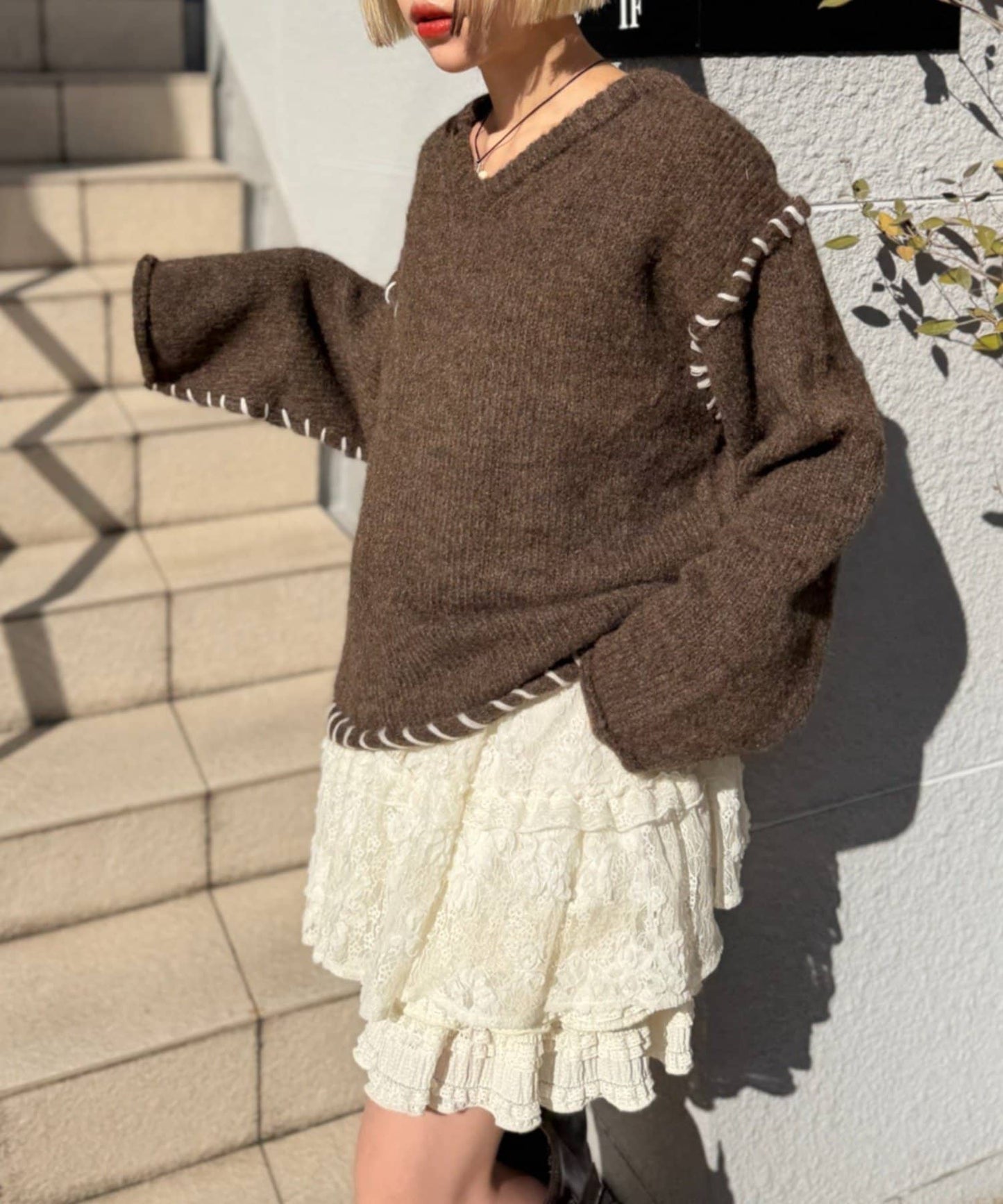 w closet 縫線 Design Knit