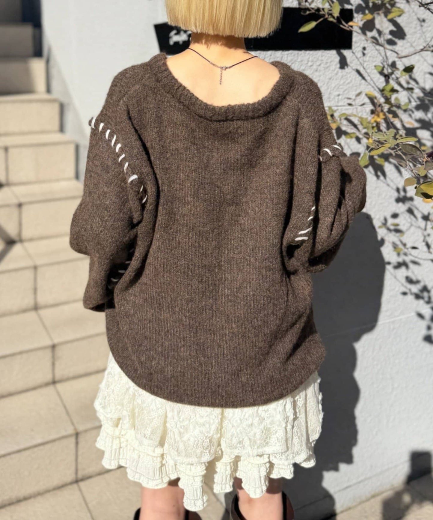 w closet 縫線 Design Knit