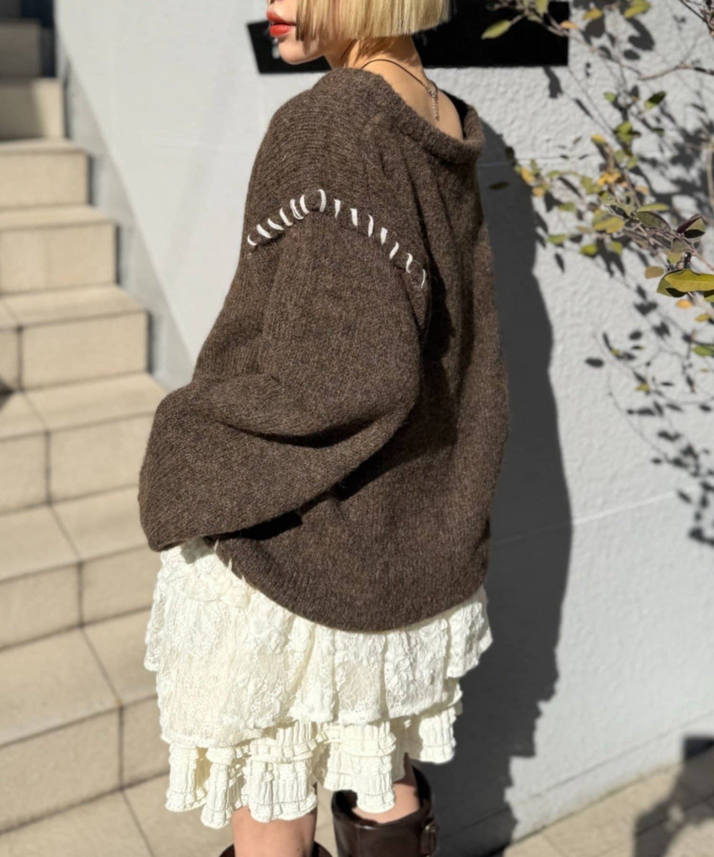 w closet 縫線 Design Knit