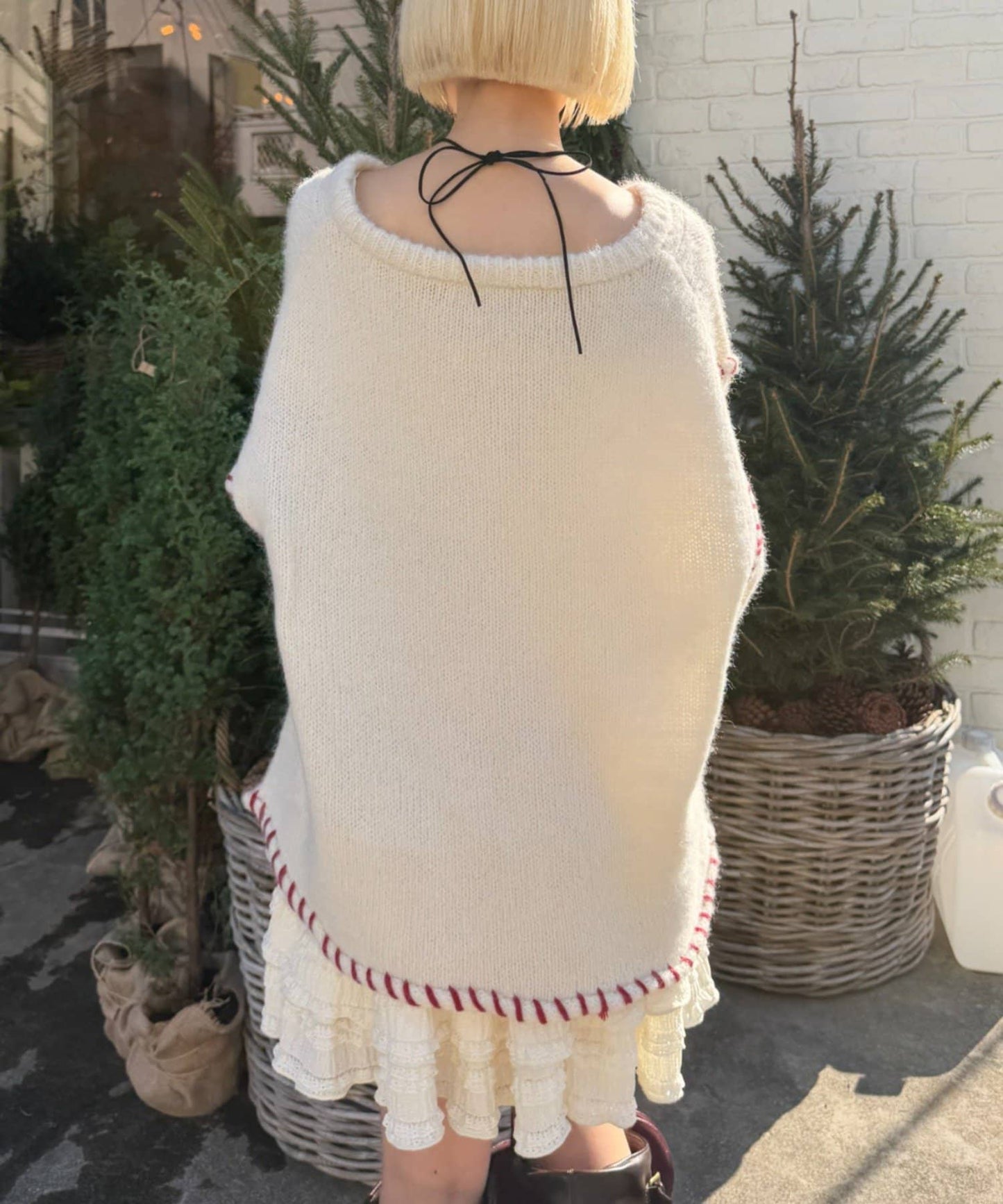 w closet 縫線 Design Knit