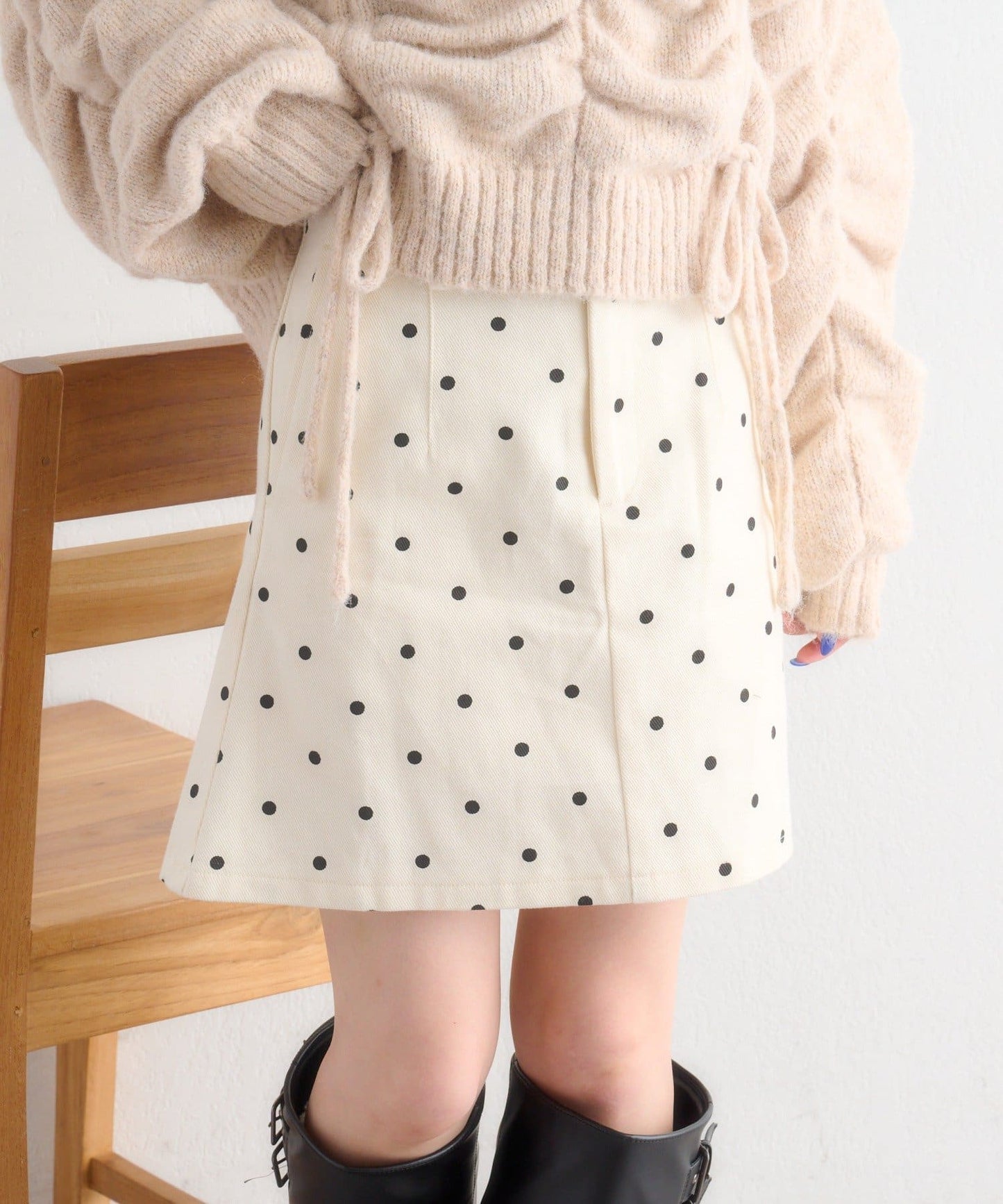 w closet 波點裙褲