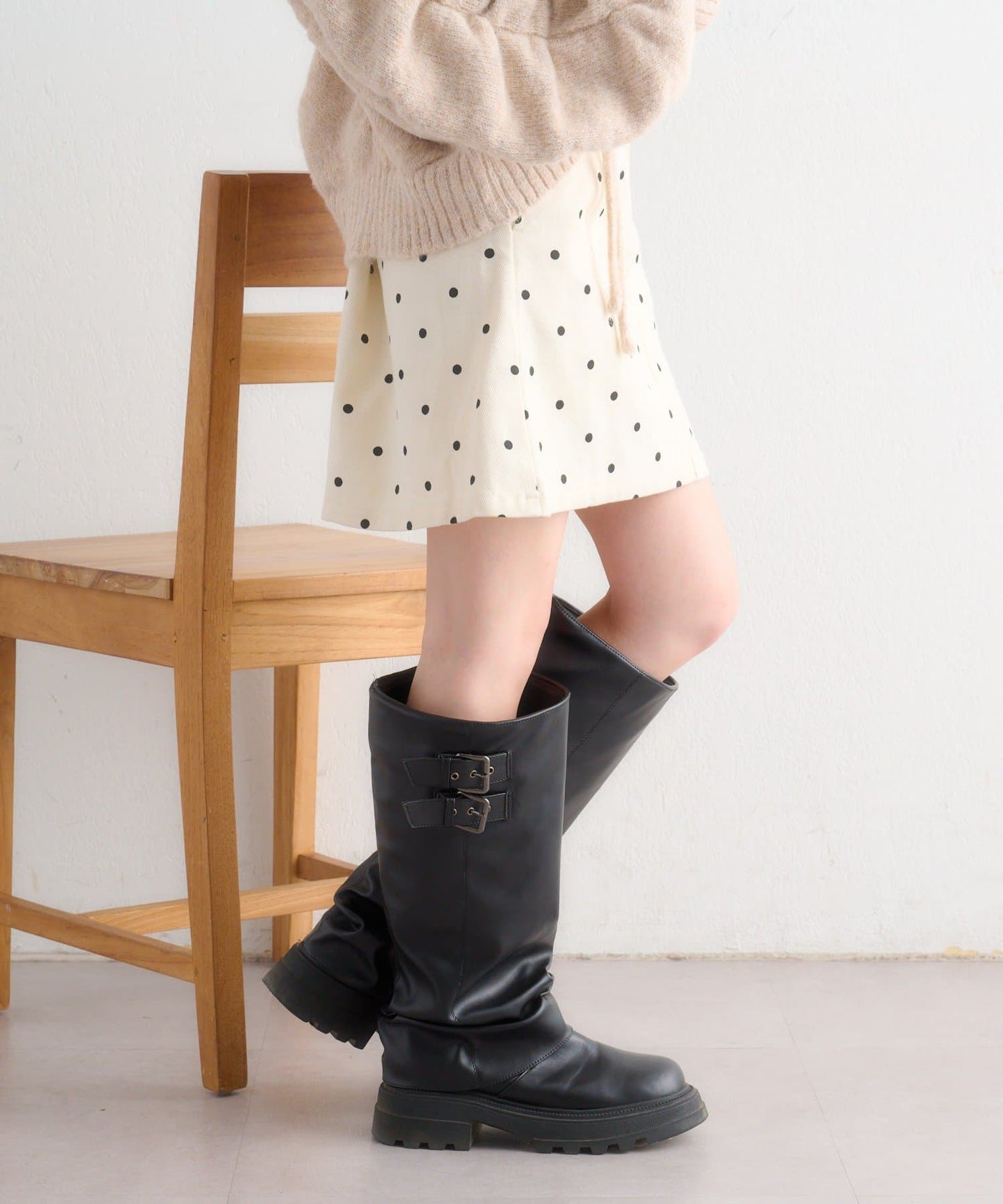 w closet 波點裙褲