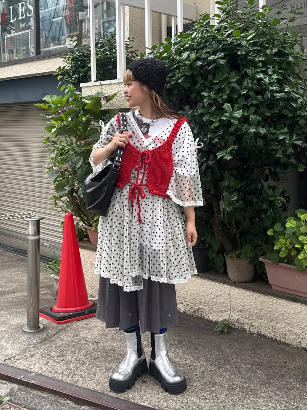 CIAOPANIC 波點薄紗Remakte T-shirt 裙 - Image 28