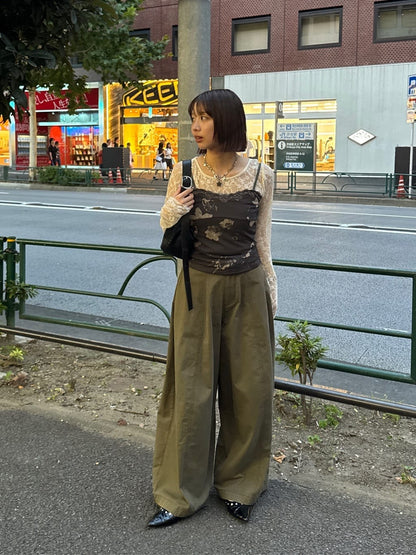 Kastane flower lace 彈性吊帶背心 - Image 51