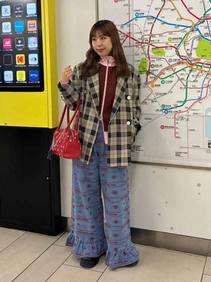 HELLO.SANFRANCISCO 花花紐扣格紋外套 - Image 35