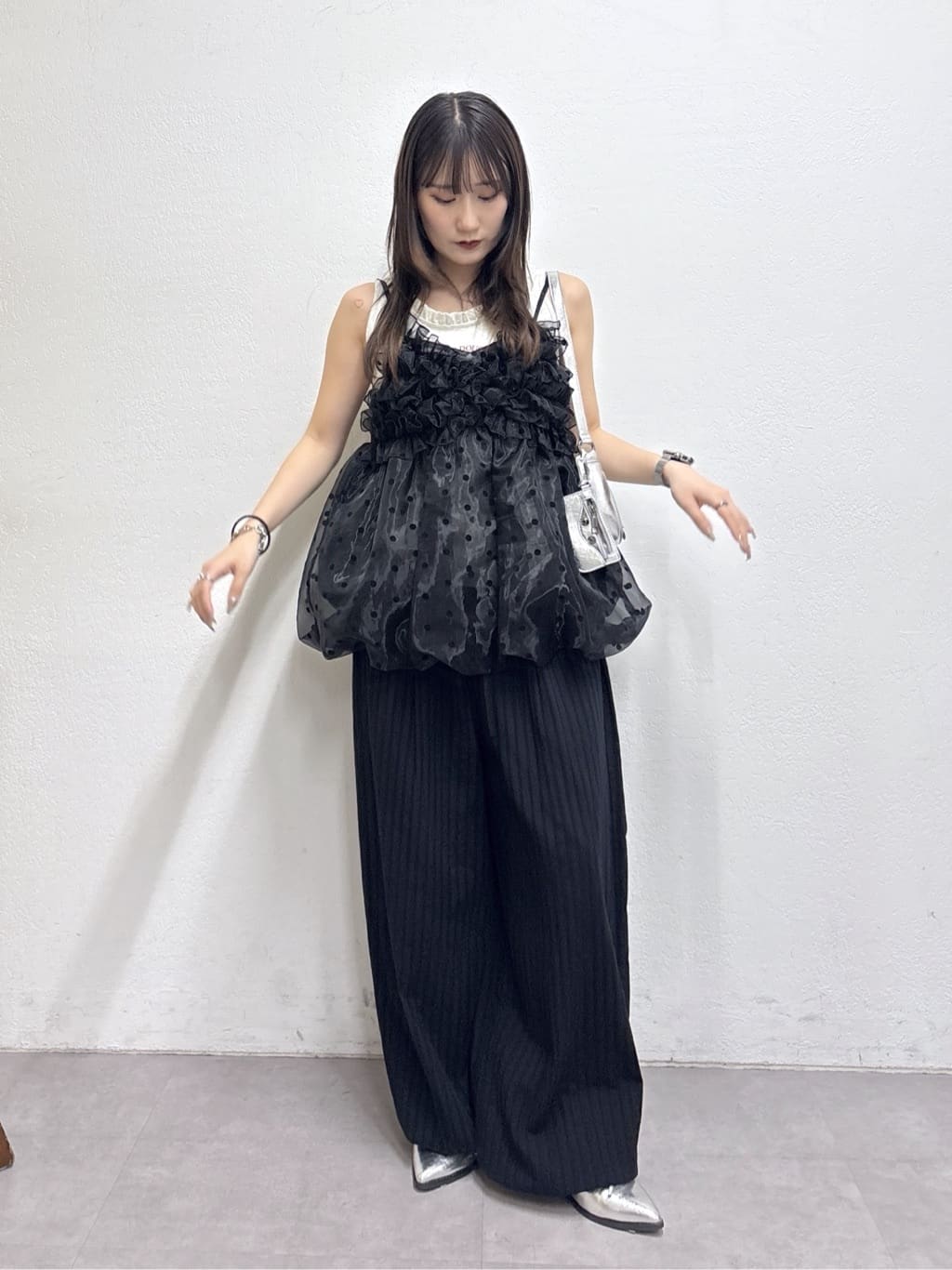 [大人氣] w closet sheer 氣球吊帶背心 - Image 38