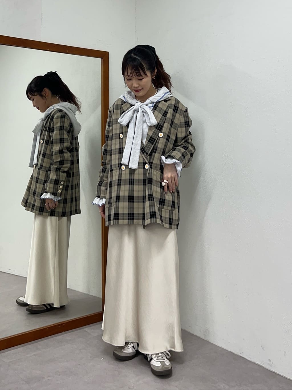 HELLO.SANFRANCISCO 花花紐扣格紋外套 - Image 34