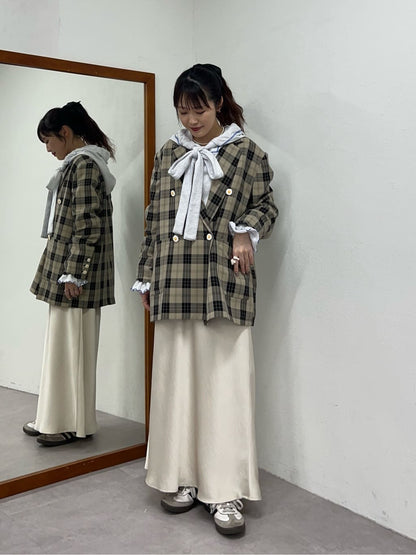 HELLO.SANFRANCISCO 花花紐扣格紋外套 - Image 34