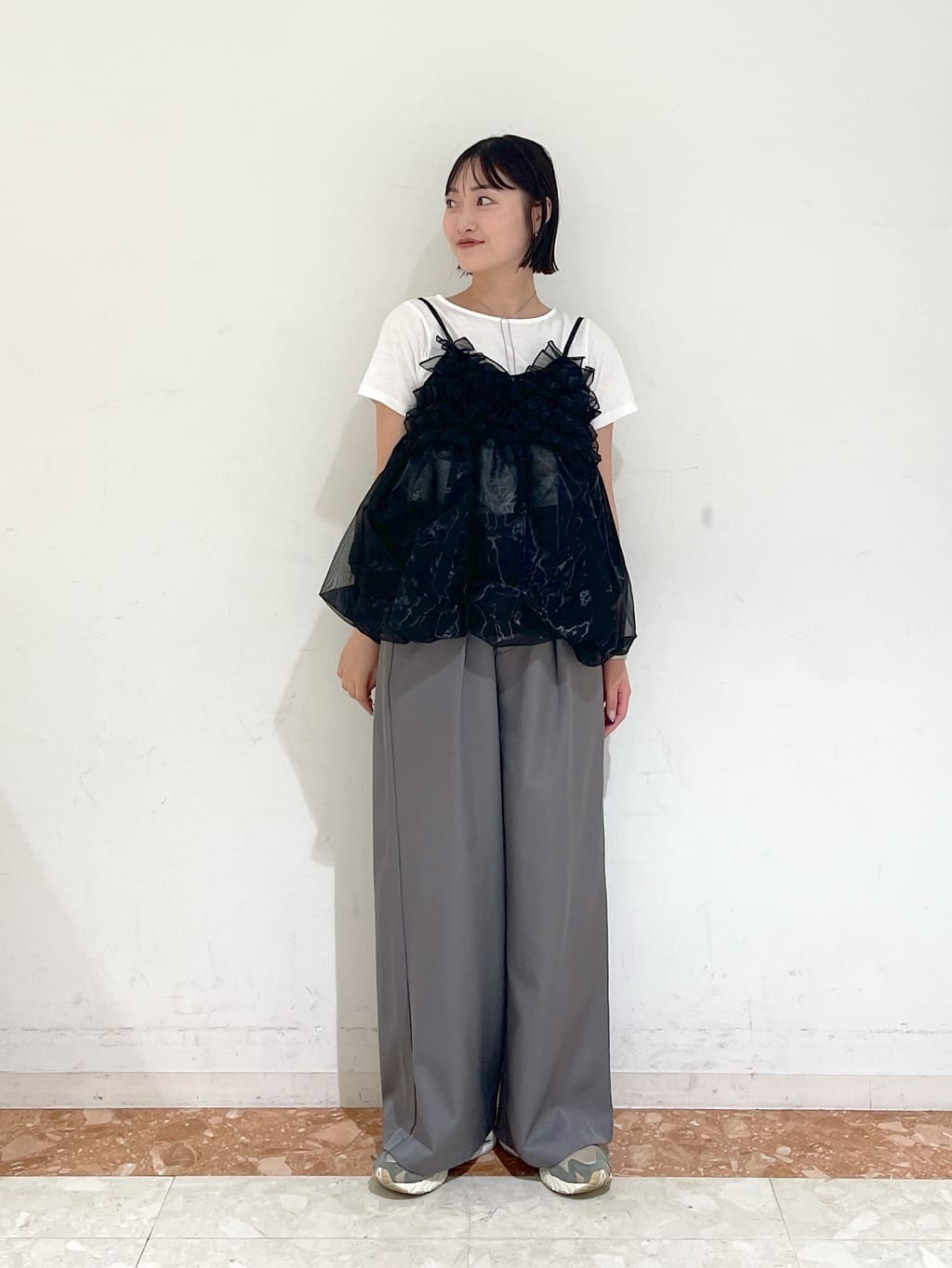 [大人氣] w closet sheer 氣球吊帶背心