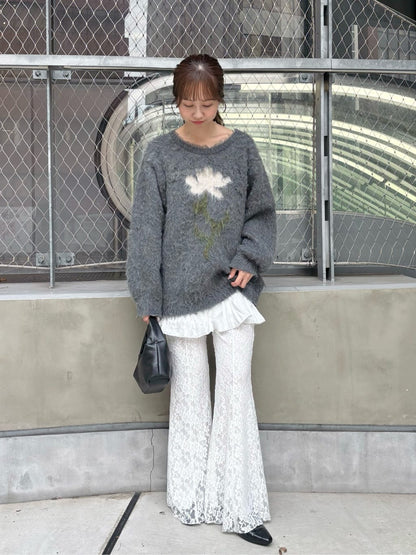 Kastane Flower motif knit - Image 29